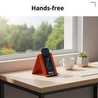 Support de téléphone flexible multi-angle réglable en silicone avec noyau en aluminium, pliable et enroulable pour téléphones et tablettes