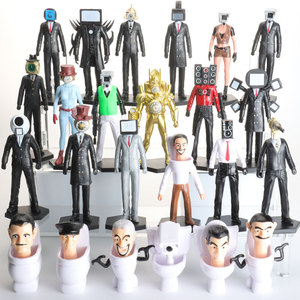 Titan TV Man Figurine Speaker Monitor Clock Vs Toilet Toy <b>Model</b> Action Figures 14 Years Up Unisex Static <b>Model</b> - Product Image 2