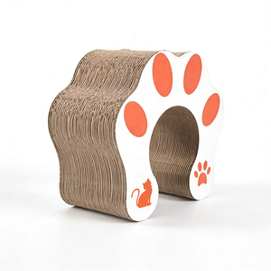 Toptan Modern Şarj Edilebilir Katlanabilir Geri Dönüştürülebilir Sihirli Akordeon Kedi Tırmalama Tahtası Oluklu Mukavva Dayanıklı Evcil Hayvan Oyuncağı Zil - Product Image 4