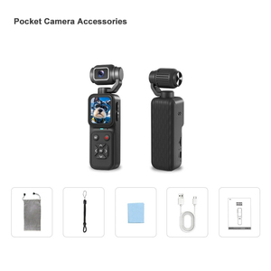 Caméra stabilisée portable 4K CMOS avec suivi du visage, caméra de poche pour Vlog YouTube, personnalisable OEM, vente en gros - Product Image 4