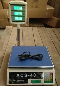 Đôi Hiển Thị Màu Trắng Điện Tử Cực Giá Tính Toán Quy Mô 40Kg - Product Image 2