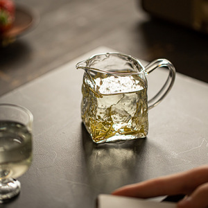Jarra de Vidrio Estilo Glaciar, Forma Irregular, Resistente al Calor, para Servir Té Kung Fu - Product Image 2