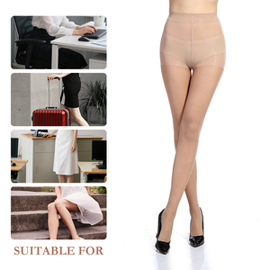 Pantimedias de Mujer Antideslizantes con Suela Adhesiva, Cintura Alta, Alta Elasticidad, Transpirables, Tejidas, Suaves y Delgadas - Product Image 4