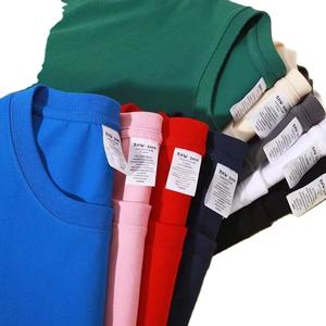 T-shirt épais et uni pour hommes, t-shirt surdimensionné 100% coton personnalisé lourd de luxe en vente en gros - Product Image 2