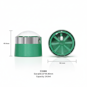 Pots en plastique PET durables Choebe vides de 14 ml (0,<span class=keywords><strong>4</strong></span> oz) pour cosmétiques, soins de la peau, poudre libre avec couvercle translucide - Product Image 2