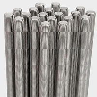 DIN976 Stainless Steel Thread Rods M8 M10 M20 Full Stud Bolt 35mm 50mm 60mm 75mm 100mm Black Zinc Finish