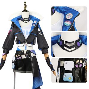 Honkai Star Rai Cosplay botas juego Silver Wolf Cosplay disfraz Anime uniforme traje Halloween carnaval fiesta traje <span class=keywords><strong>mujer</strong></span> vestido - Product Image 3