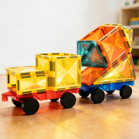 Juguetes de Bloques Magnéticos para Niños Pequeños, Bloques de Construcción Magnéticos para Niños de 3, 4, 5 y 6 Años, Juguetes STEM Montessori para Niños y Niñas