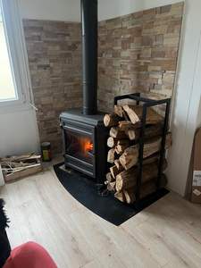 Venta directa de fábrica, fácil de montar, Patio trasero, jardín, Picnic, estante de almacenamiento de leña casero, Kit de herramientas de barbacoa de Metal - Product Image 6