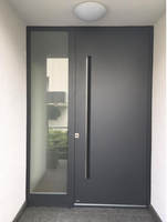 Porte d'entrée en acier Prima Security, design extérieur moderne, structure antivol pour villa, entrée principale de la maison, porte d'entrée