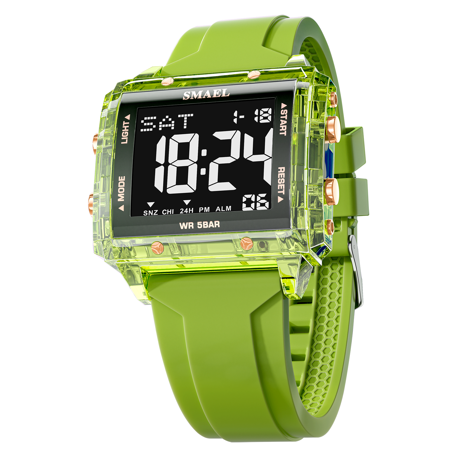 สีเขียว