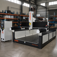 Machine de fraisage CNC 3 axes avec table de travail en acier massif et cadre en tube carré épais pour la fonderie, le moulage en mousse perdue, le fraisage de polyuréthane EVA