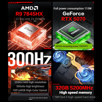 Nouvel Ordinateur Portable MECHREVO 16 Pouces 2.5K Ryzen 9 32G DDR5 1To SSD RTX 5070 pour Étudiants, Gaming et Infographie 3D, Modèle 2025