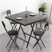 Table à manger pliante d'extérieur au design simple, table à manger d'extérieur portable personnalisée