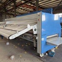 Nouvelle plieuse de serviettes industrielle textile Sunflower ZD3000 électrique 220V à gaz pour nappes, anti-plis