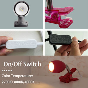 Luz Led De mesa para estudio, lámpara moderna De abrazadera De escritorio para decoración De habitación, hecha en China, Nueva - Product Image 3