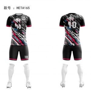 Vêtements de sport en gros, maillots de football respirants personnalisés, uniformes de football à séchage rapide par sublimation pour hommes et femmes - Product Image 6