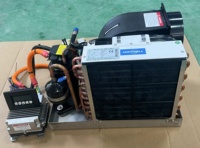 Climatiseur marin à compresseur à fréquence variable, système de pompe à chaleur, unité de refroidissement par air avec moteurs de ventilateur CC sans balais 24V 12000 BTU