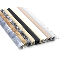 Profilé de carrelage PVC moderne à prix réduit, type fermé, effet marbre, 8MM 10MM 12MM pour la maison