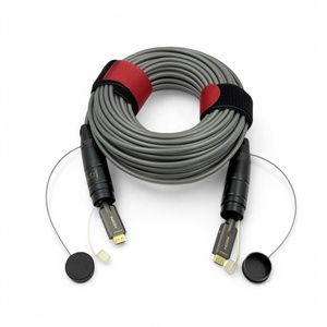 Kabel Serat Optik AOC 50m Taktis Berlapis Baja 4K8K H/DMI 2.1 48Gbps 8K60 4K120 HDR untuk Sewa Panggung LED Luar Ruangan dan Siaran - Product Image 1