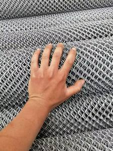 Balık gölet oyun alanı için galvanizli çelik tel <span class=keywords><strong>mesh</strong></span> zincir bağlantı çit - Product Image 5