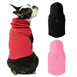 Low MOQ Wholesale Price Pets <b>Clothes</b> Solid Color <b>Dogs</b> <b>Clothes</b> Luxury Custom Red Color <b>Dog</b> Fashion Hoodies Lightweight Breathable - Product Image 1