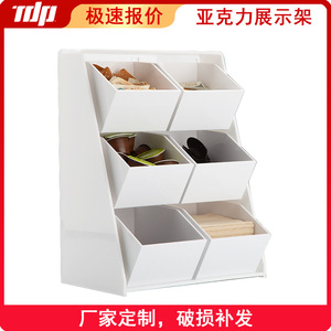 TDP Acrylic <b>Display</b> <b>Rack</b> Vertical Desktop Snack Organizer For Coffee Shops Milk Tea Stores Light Weight - Product Image 4