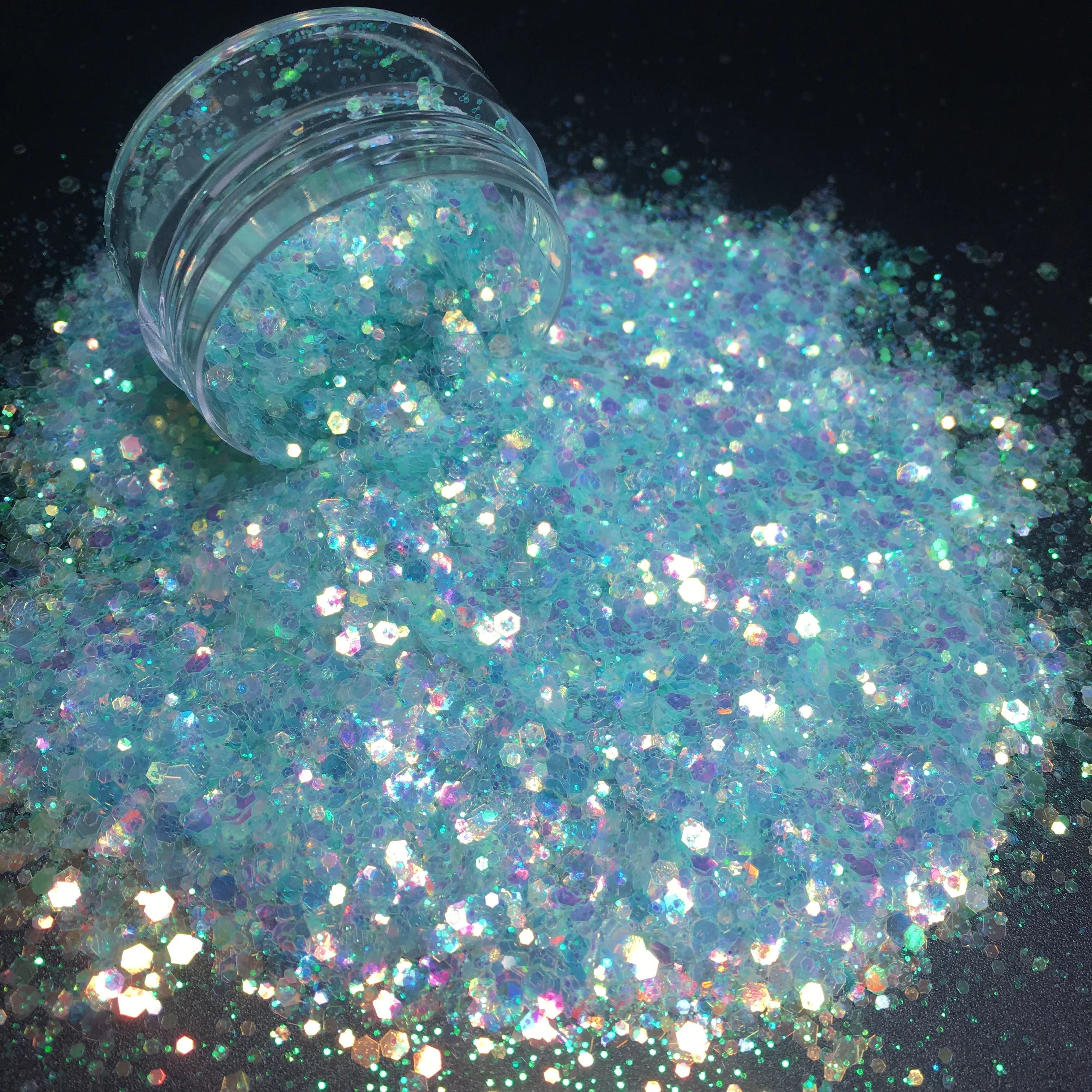 Colorful chunky mixed bulk glitter powder Valentine Birthday Party Decoration