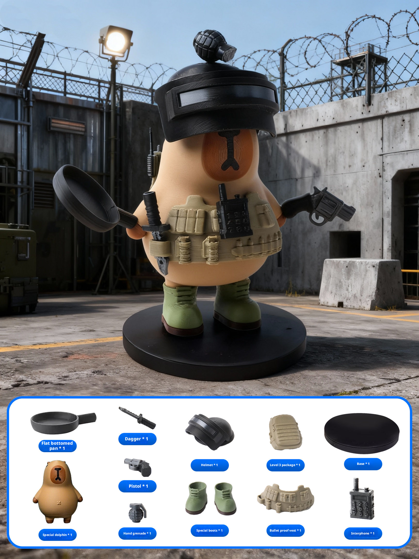 Guerrier de poulet Carpi