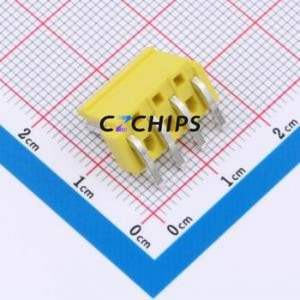 BX-VH3.96-4PWZ-Y Wire-to-Board Pin Header Bent Lead Through Hole,P=3.96mm Connector 1x4P 3.96mm Right Angle Insert VH - Product Image 2