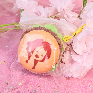 Badge bouton en peluche personnalisé, épingle à nom, <span class=keywords><strong>hamburger</strong></span> combo, vente en gros, logo, impression UV, cadeaux promotionnels d'entreprise - Product Image 2