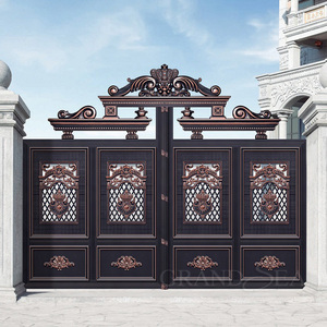 Cổng Sắt Kiểu Pháp Điện Bên Ngoài Bằng Nhôm Tráng Điện Sang Trọng Chất Lượng Cao Phong Cách Malaysia - Product Image 3