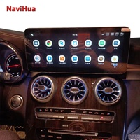 NaviHua Pantalla GPS para Auto Android de 12.3'' con Carplay Inalámbrico y Radio para Mercedes Benz Clase C W205 GLC X253 2015 2018, Estéreo para Auto