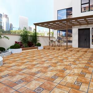 Carreaux de céramique en porcelaine pour extérieur rétro pastoral campagnard américain antique anti-dérapant antigel pour balcon cour chambre moderne - Product Image 3