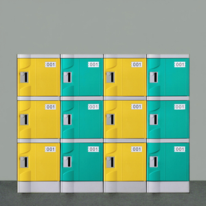 Casier en acier moderne à 18 portes avec serrure à clé pour le rangement des vêtements des employés, des gymnases, des écoles, des vestiaires - Product Image 4