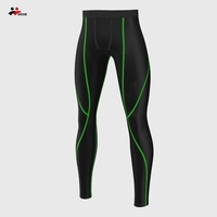 Pantalons de cyclisme pour hommes Pantalons de cyclisme rembourrés MTB Collants de compression noirs et jaunes Leggings de cyclisme