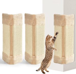 Tapis à gratter pour chat en sisal et bois écologiques de haute qualité, pliable, à suspendre au mur, pour coin de salon - Product Image 1