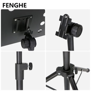 Fabrik Benutzerdefiniertes Logo P-05 Verstellbarer Dreibein-Notenständer Professionelle Musikinstrumente Teile Zubehör - Product Image 3