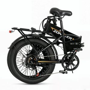 Pneus neige 20*4 pouces, batterie lithium 48V 10ah, cadre en acier carbone, vélo électrique pliable - Product Image 4