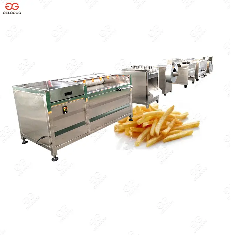 Factory Supply Fully Automatic Finger Chips Production Line Potato Chips Making Machine Price