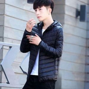 Veste décontractée matelassée en duvet avec logo personnalisé pour homme, imperméable, coupe-vent, en polaire, rembourrée, en coton, patchwork, pour l'hiver - Product Image 2