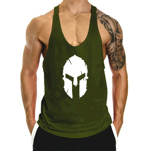 Fabricante personalizado sublimación camiseta Fitness culturismo chaleco nuevos hombres deportes <span class=keywords><strong>tirantes</strong></span> sin mangas suelto Cinturón fino chaleco - Product Image 6