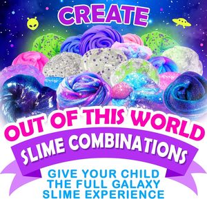 Kit de slime personnalisé, kit de fabrication DIY, slime scintillant, créez votre propre slime, slime qui brille dans le noir - Product Image 5