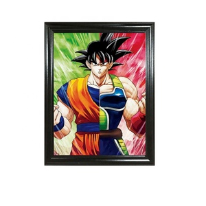 Affiche circulaire 3d de corée, impression, image Anime japonais <span class=keywords><strong>goku</strong></span> - Product Image 5