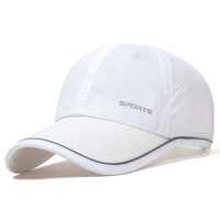 Gorra de Béisbol Deportiva Unisex de Verano, Ligera, Transpirable, de Poliéster, con Visera de Malla, Protección Solar