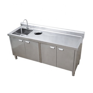 Modular Stainless Steel <strong>Small</strong> <strong>Kitchen</strong> <strong>Cabinet</strong> Set with Sink - Product Image 6