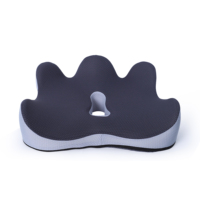Coussin de siège ergonomique en mousse à mémoire de forme personnalisé en usine, creux, pour soulager la douleur du coccyx, orthopédique, respirant, avec housse amovible