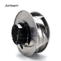 Ventilateurs radiaux haute pression de 400mm Ventilateur centrifuge incurvé vers l'arrière 220/230V pour usage industriel avec support OEM