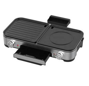 Barbecue électrique d'extérieur <span class=keywords><strong>XXL</strong></span> à température réglable, <span class=keywords><strong>grill</strong></span> amovible pour rôtissage rapide avec revêtement antiadhésif - Product Image 5