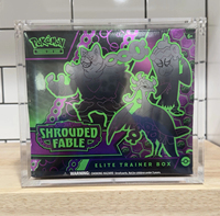 Boîte de protection magnétique transparente en acrylique ETB de haute qualité avec protection UV pour Elite Trainer Box